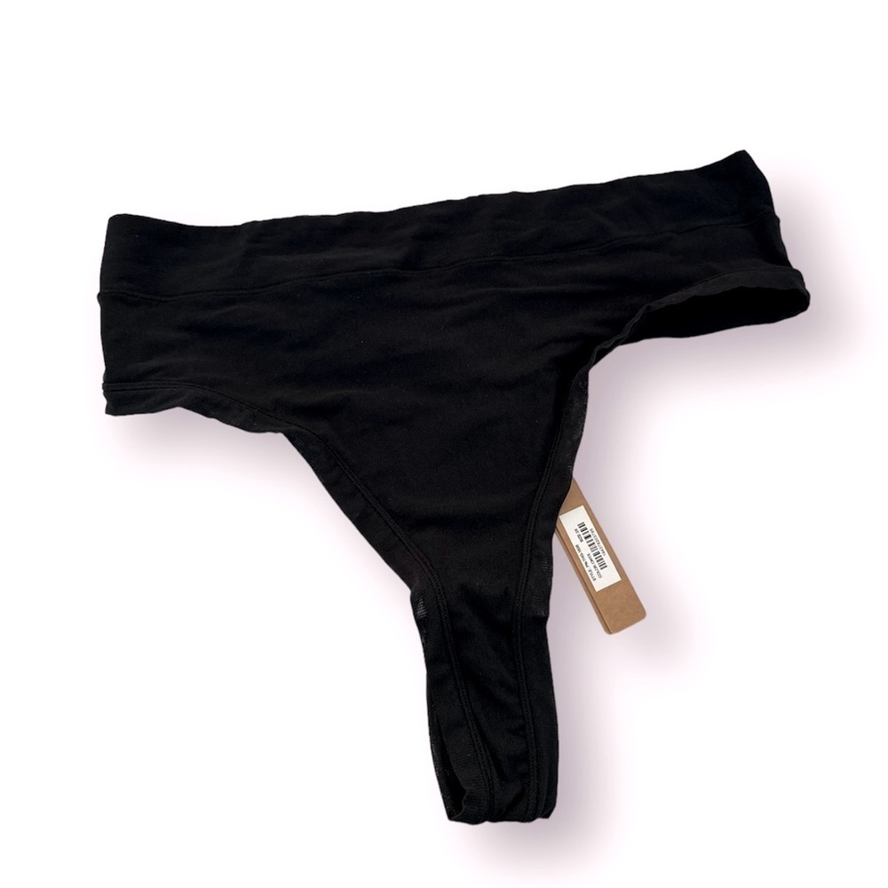 SKIMS Deep Sea Gray Thong 4X BNWT